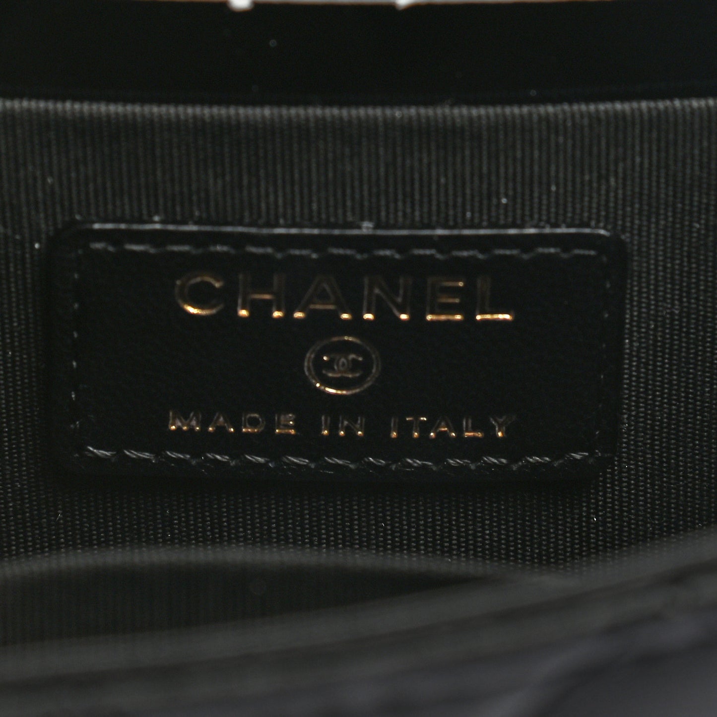 Lambskin Quilted Mini Trendy CC Chain Wallet Black