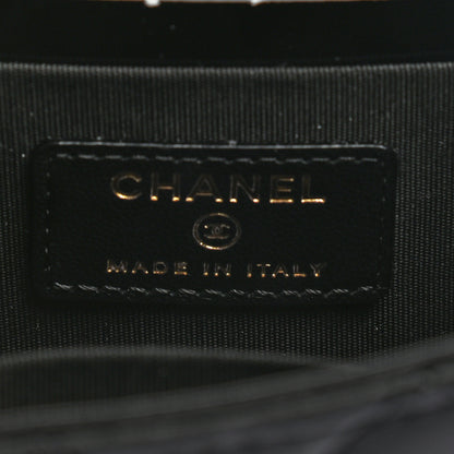 Chanel Lambskin Quilted Mini Trendy CC Chain Wallet Black 6 of 9