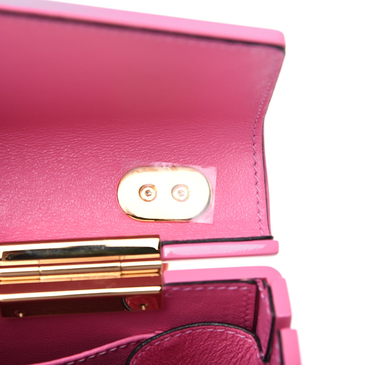 Plexiglass Mini Sylvie 1969 Top Handle Bag Pink