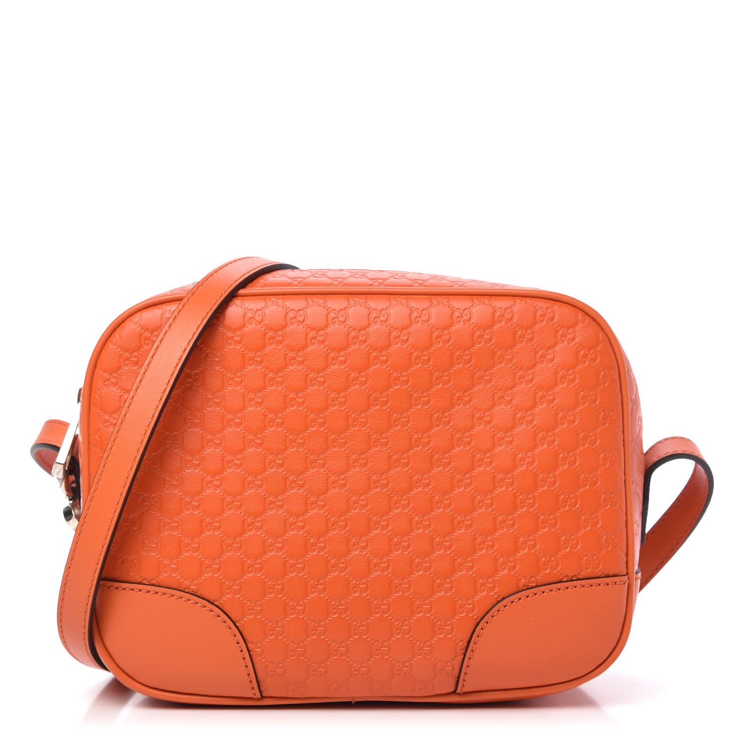 Gucci Soft Microguccissima Mini Bree Messenger Bag Sun Orange 1 of 10