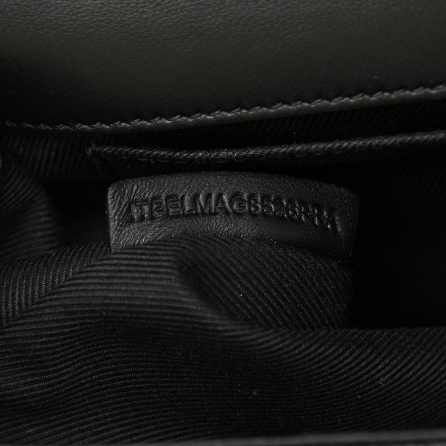 Grainy Calfskin Quilted Small Lola Bag Black