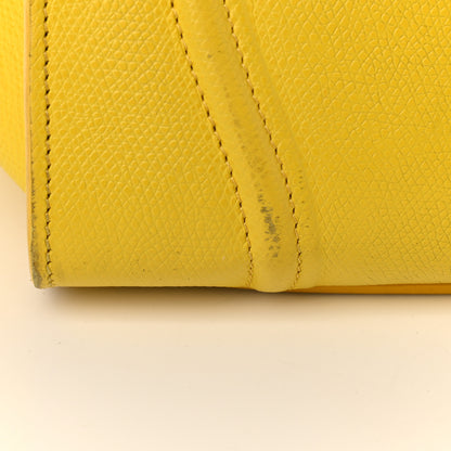 Celine Grained Calfskin Medium Phantom Luggage Yellow 16 of 16