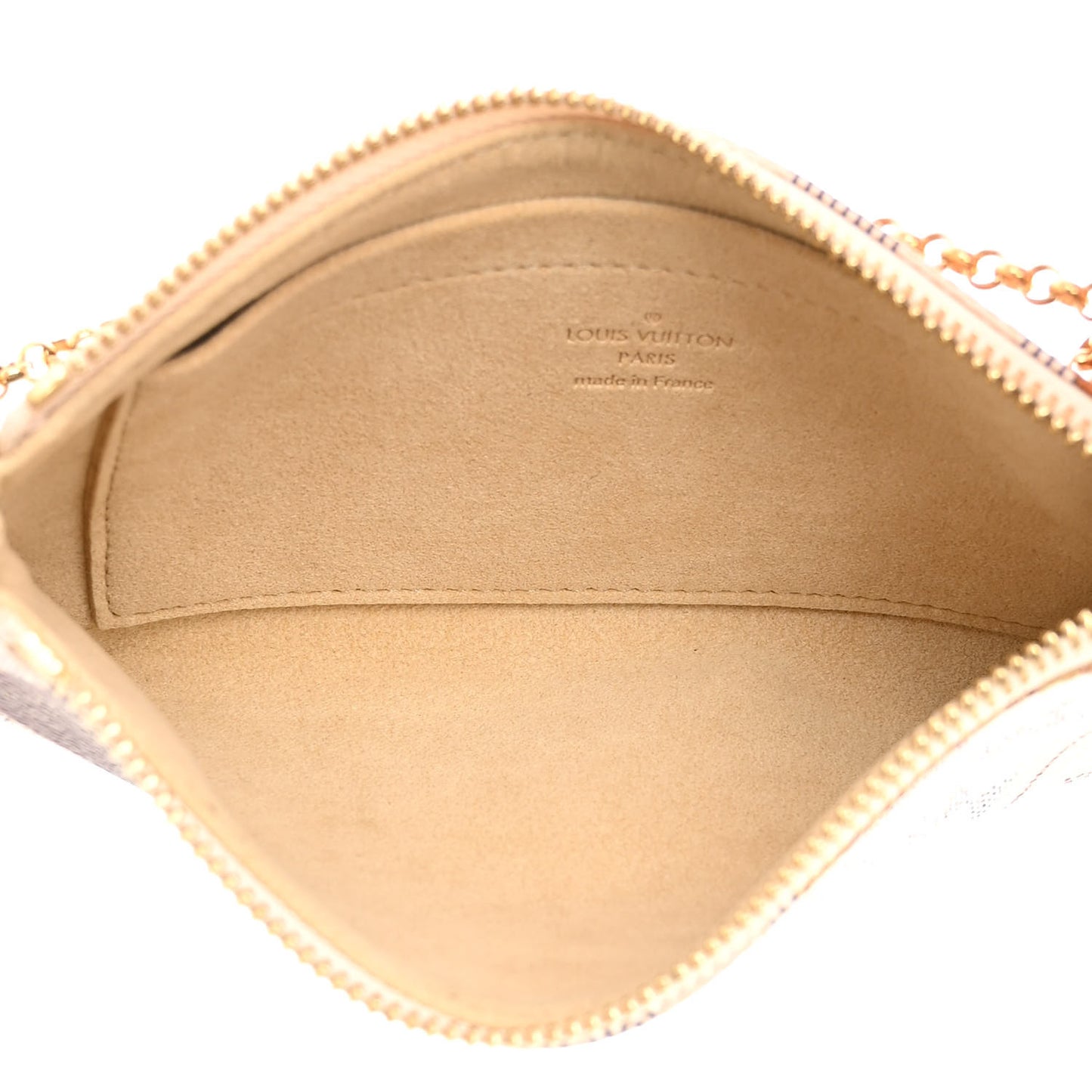 Damier Azur Trunks Labels Pochette Milla MM