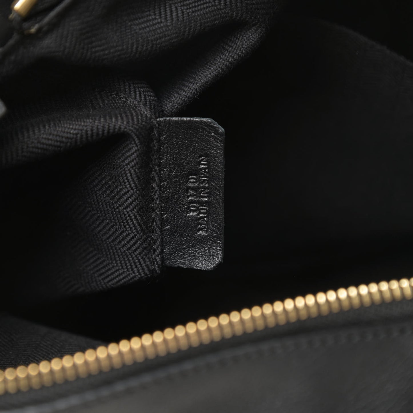 Calfskin Small Puzzle Bag Multicolor Black
