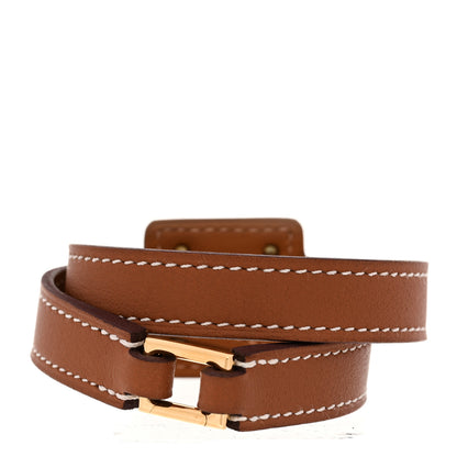Hermes Swift O'Kelly Double Tour Bracelet Gold 3 of 7
