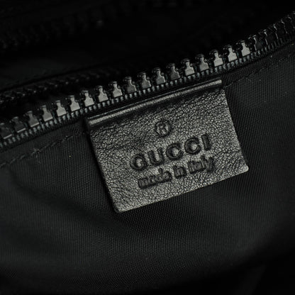 Gucci Nylon Web Interlocking Tote Black 6 of 7