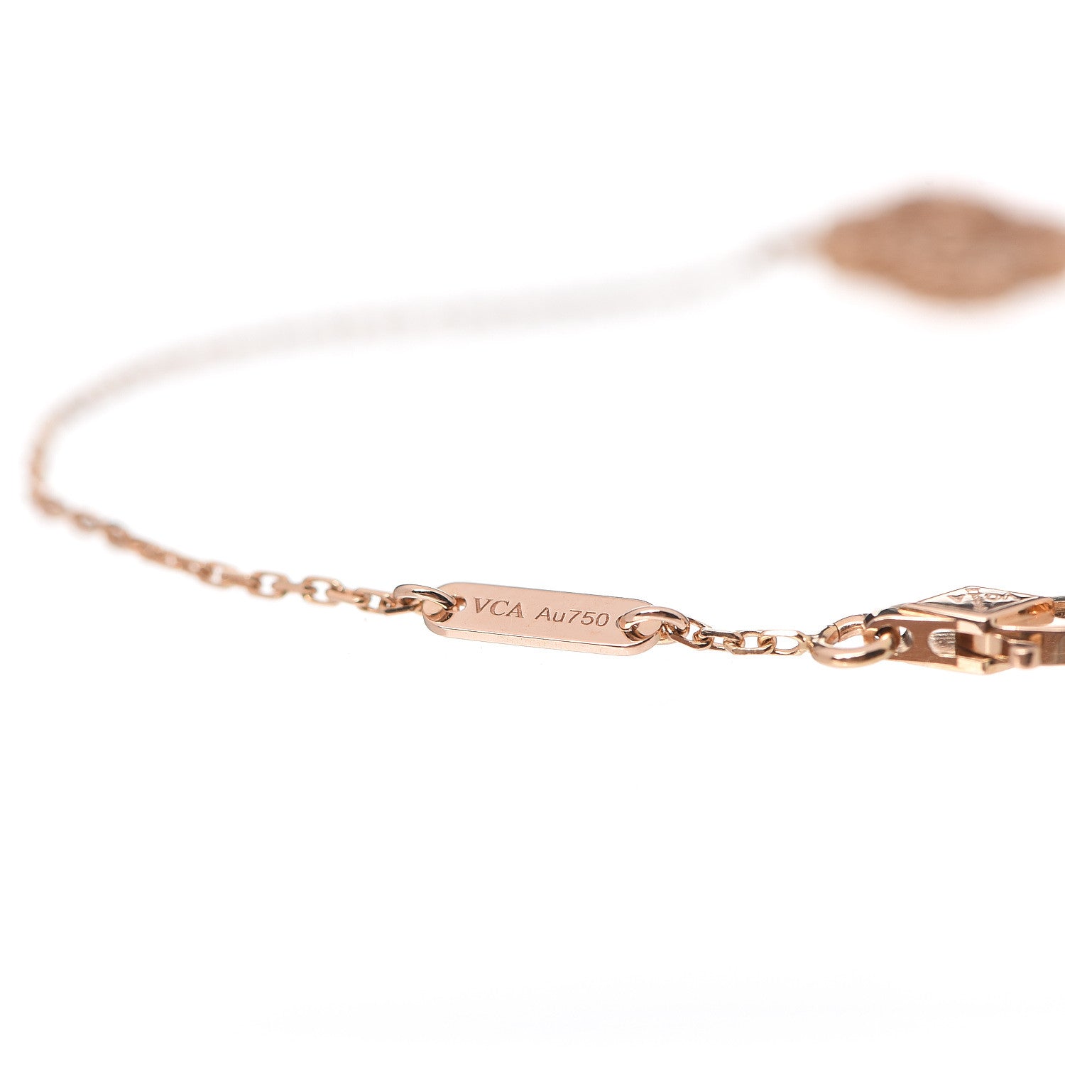 Van Cleef & Arpels 18K Rose Gold Sweet Alhambra Bracelet 3 of 3