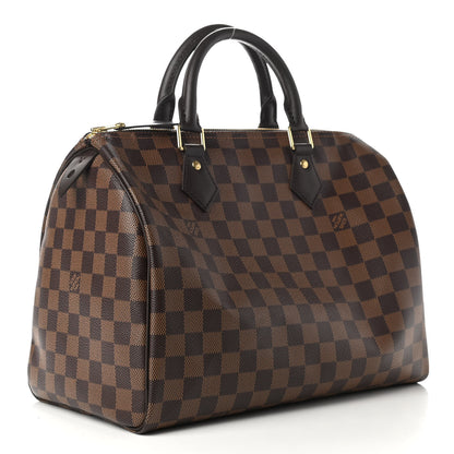 Louis Vuitton Damier Ebene Speedy 30 3 of 9
