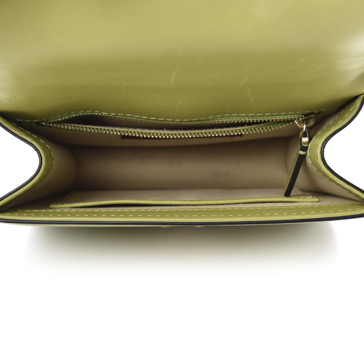 Valentino Garavani Vitello Small Glam Lock Rockstud Flap Green 5 of 13