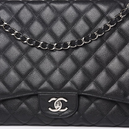 Chanel Caviar Quilted Maxi Single Flap Black 13 of 13