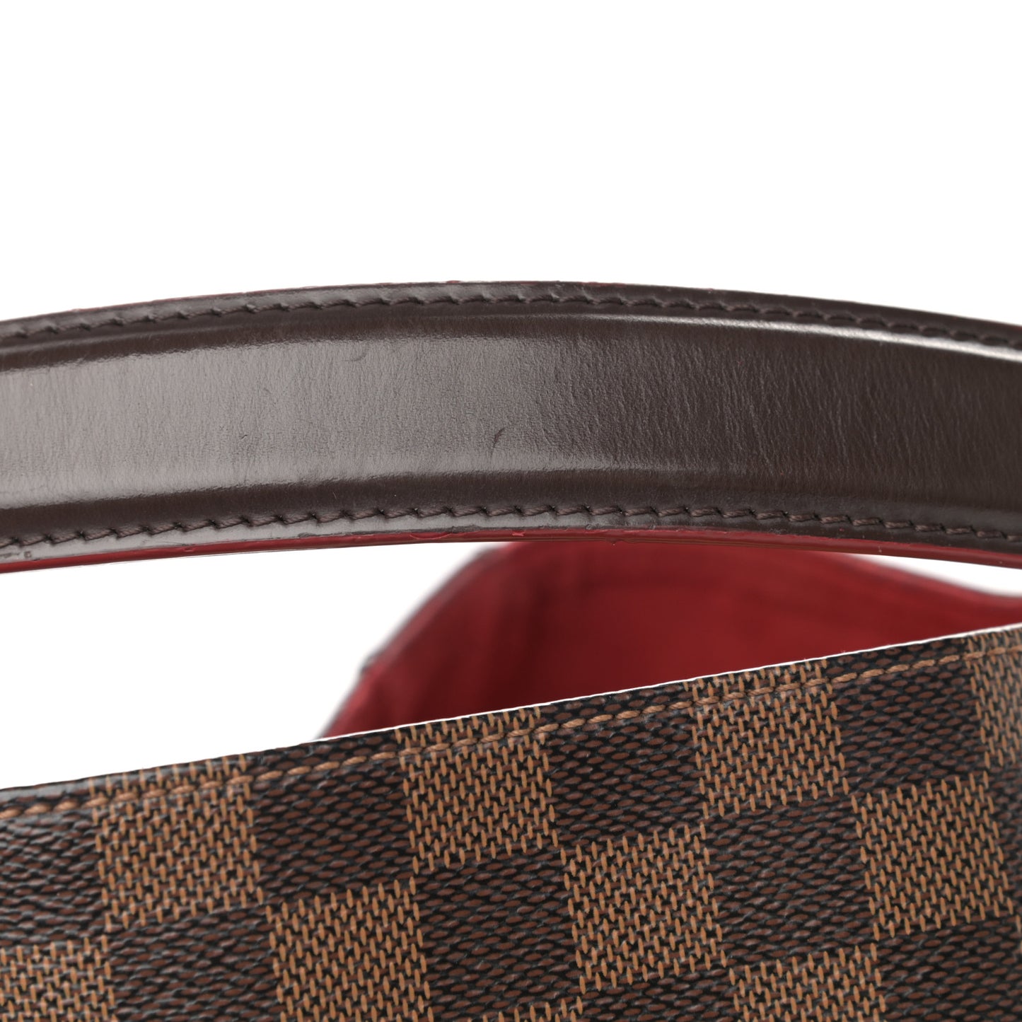 Damier Ebene Caissa Hobo Cherry