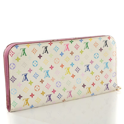 Louis Vuitton Monogram Multicolor Insolite Wallet White Litchi 5 of 11