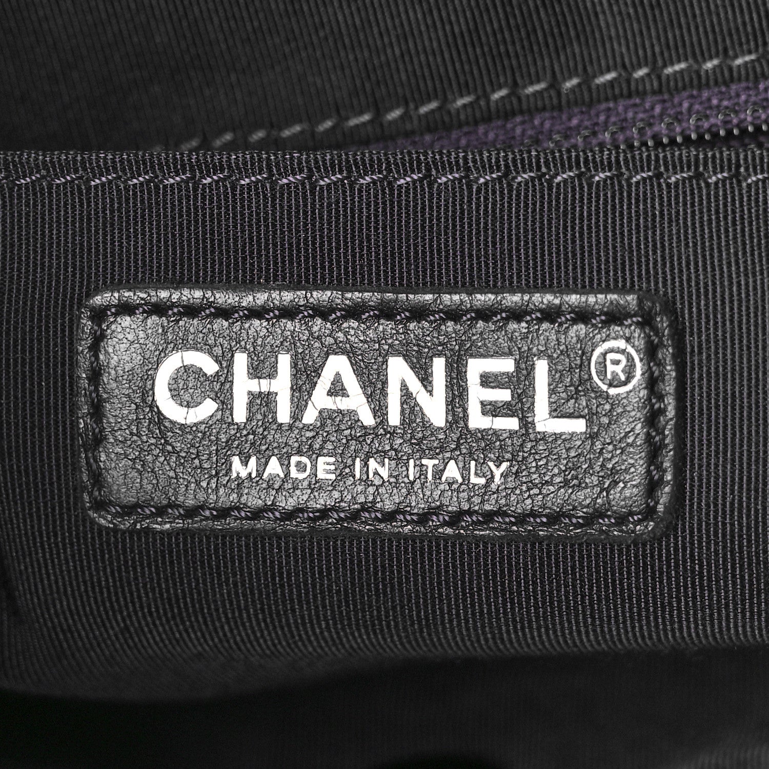 Chanel Calfskin Quilted Large Urban Spirit Backpack Dark Purple 5 of 7