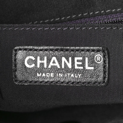 Chanel Calfskin Quilted Large Urban Spirit Backpack Dark Purple 5 of 7