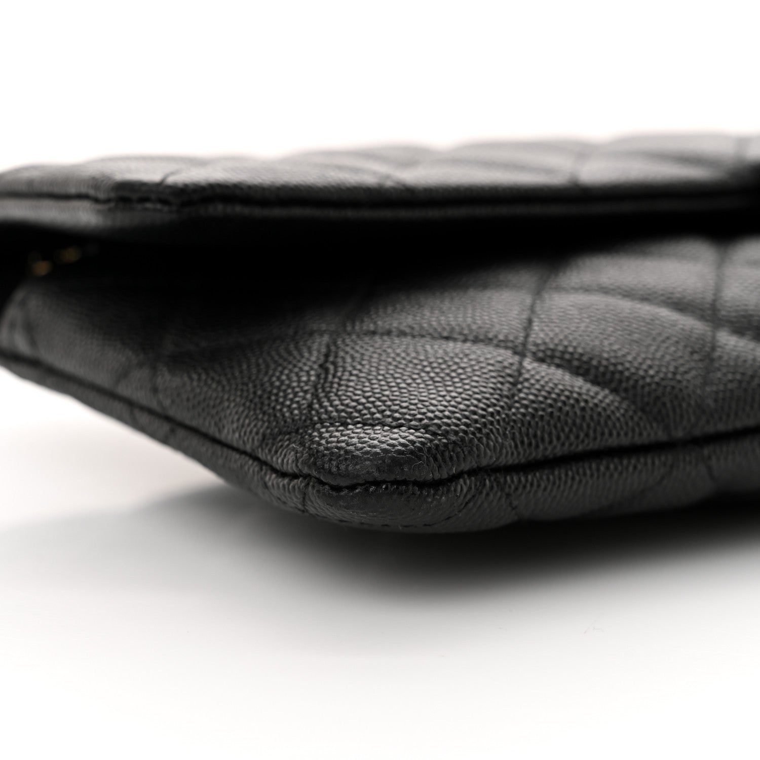 Chanel Caviar Quilted Flap Clutch Black 9 of 11