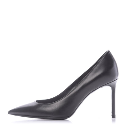 Saint Laurent Calfskin Anja 85 Pumps 36 Black 1 of 10