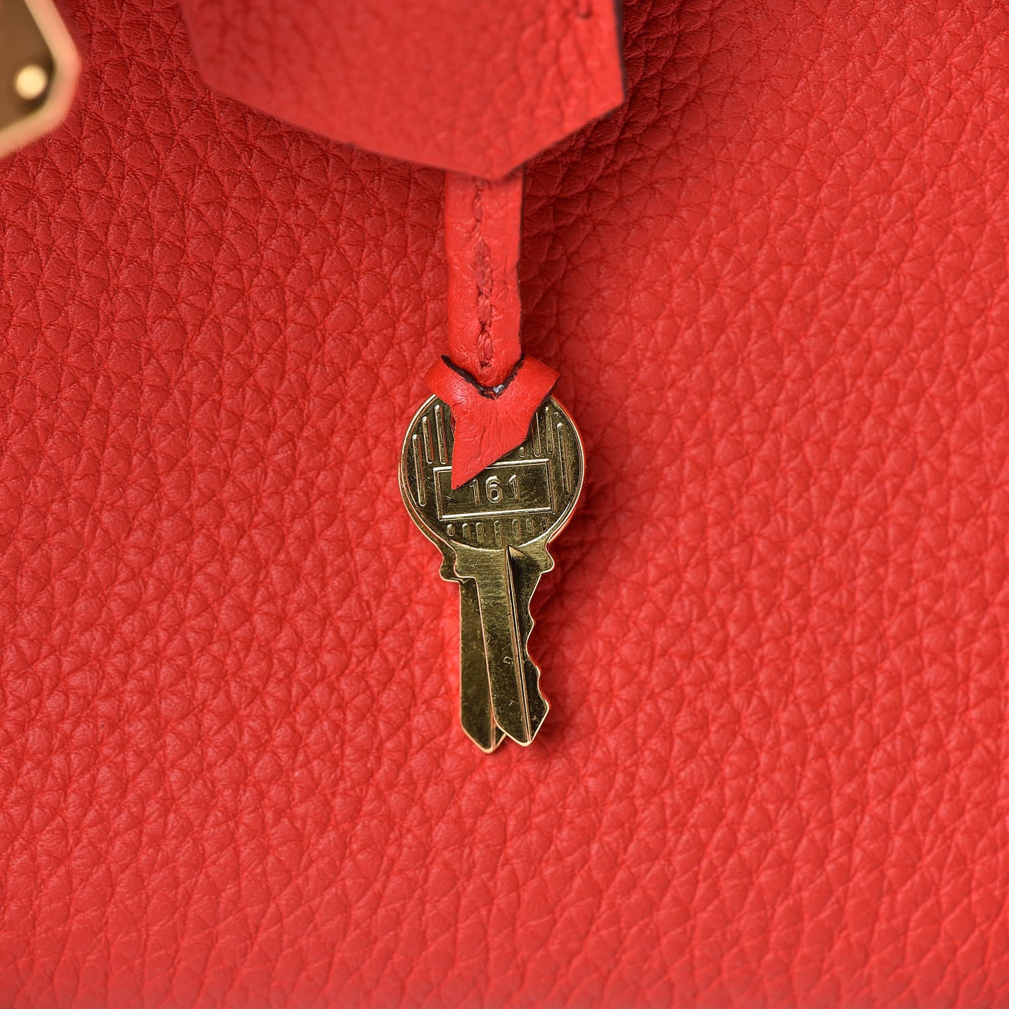 Togo Birkin 25 Rouge De Coeur
