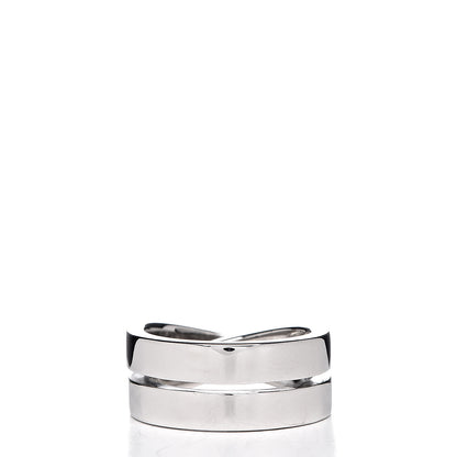 Cartier 18K White Gold 9mm Paris Nouvelle Vague Ring 51 5.75 4 of 7