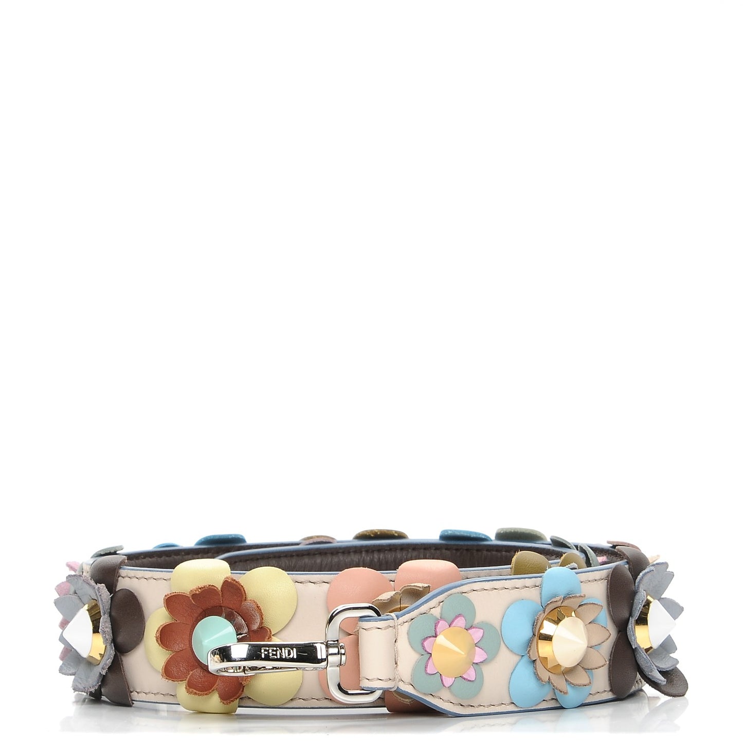 Vitello Dolce Flowerland Studded Strap You Camelia Moresco Multicolor