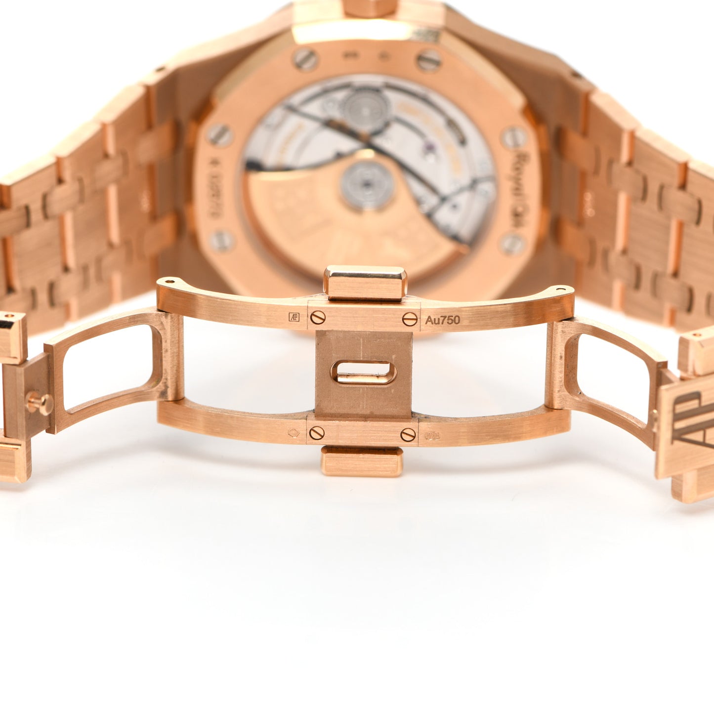 18K Rose Gold Diamond 37mm Royal Oak Automatic Watch 15451OR.ZZ.1256OR.01