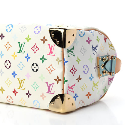 Louis Vuitton Monogram Multicolor Speedy 30 White 7 of 10