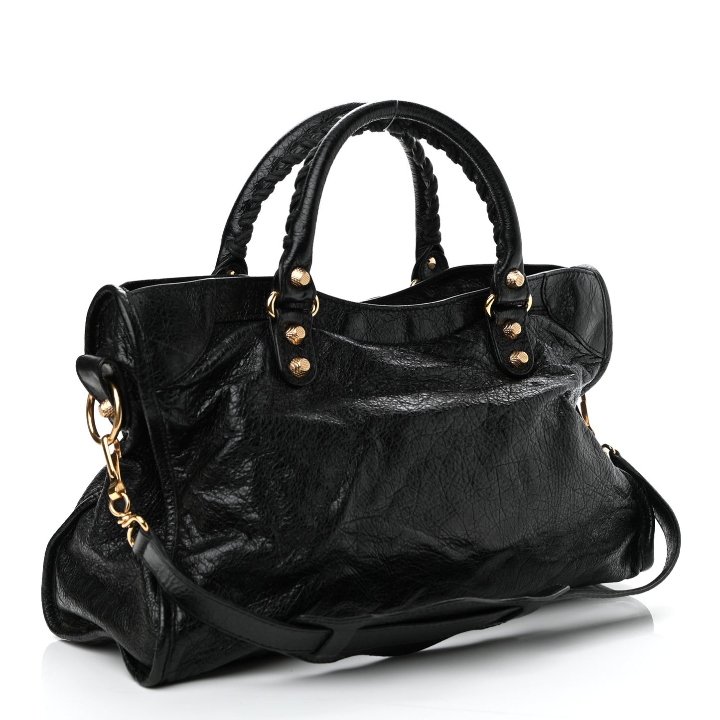 Agneau Giant 12 Gold Hardware City Black