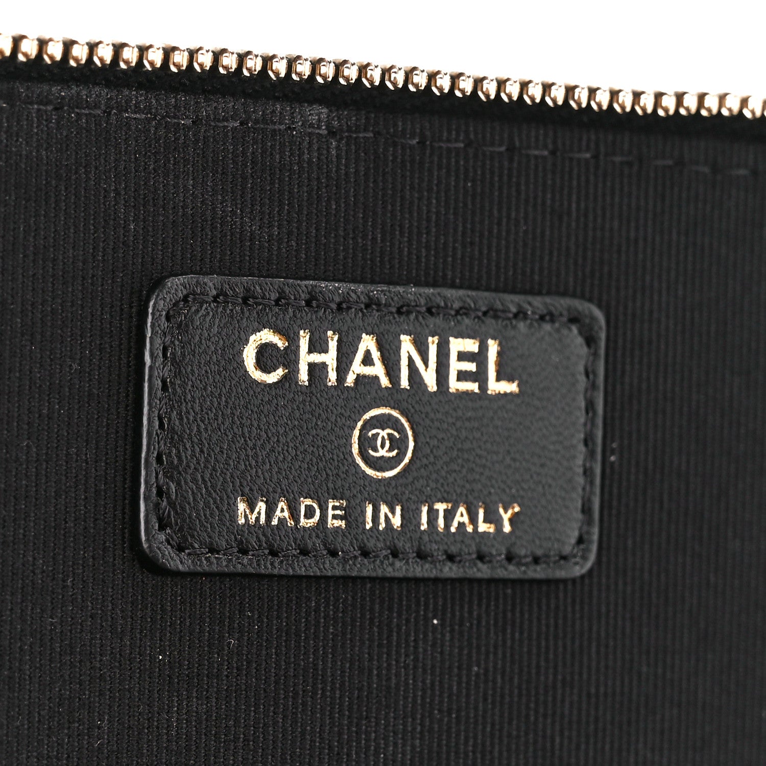 Chanel Lambskin Quilted Small Top Handle Vanity Case With Chain Black 6 of 11