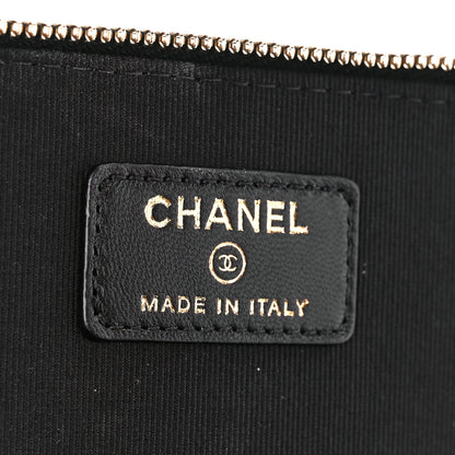 Chanel Lambskin Quilted Small Top Handle Vanity Case With Chain Black 6 of 11