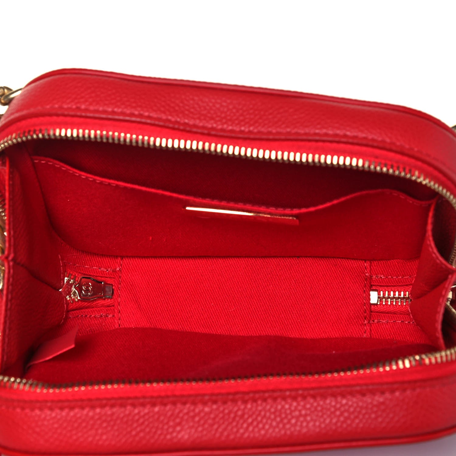 Chanel Grained Calfskin Quilted Waist Bag Red 5 of 9