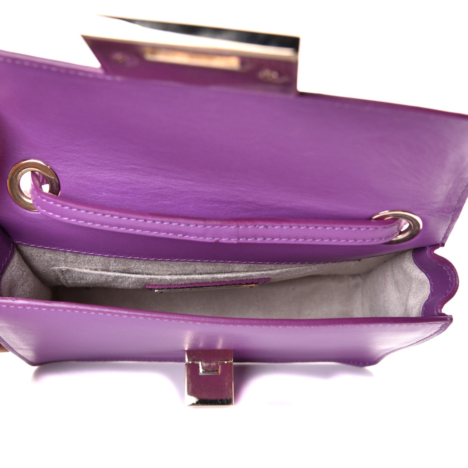 Jimmy Choo Calfskin Rebel Crossbody Bag Purple 4 of 4