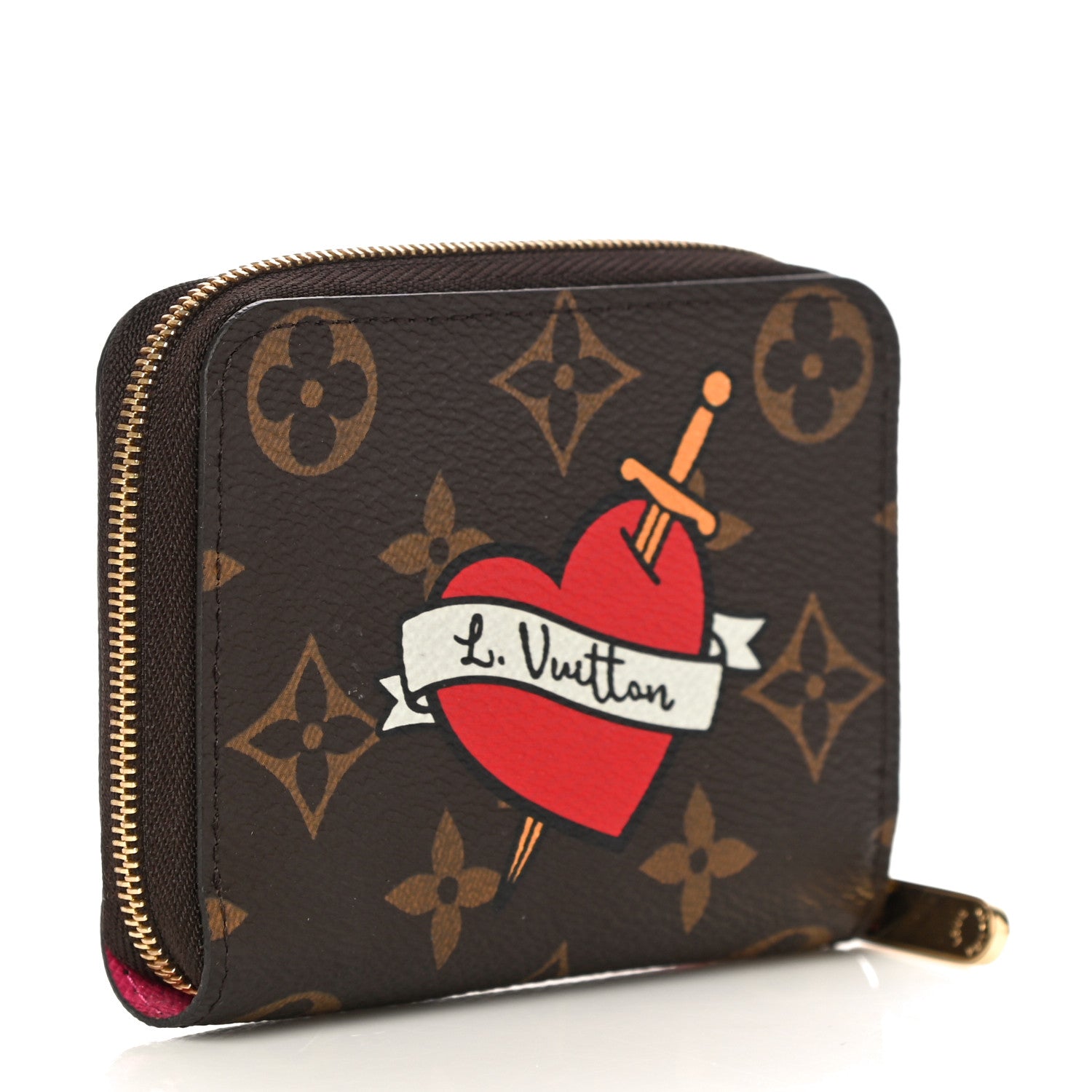 Louis Vuitton Monogram Travel Stickers Zippy Coin Purse 3 of 9