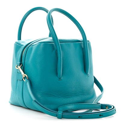 Marc Jacobs Calfskin The Duet Mini Satchel Deep Jade 4 of 15