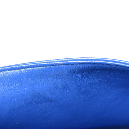 Chanel Lambskin Quilted Medium Double Flap Blue 16 of 16
