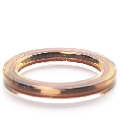 Gucci Plexiglass Transparent Bangle Bracelet Chocolate 4 of 5
