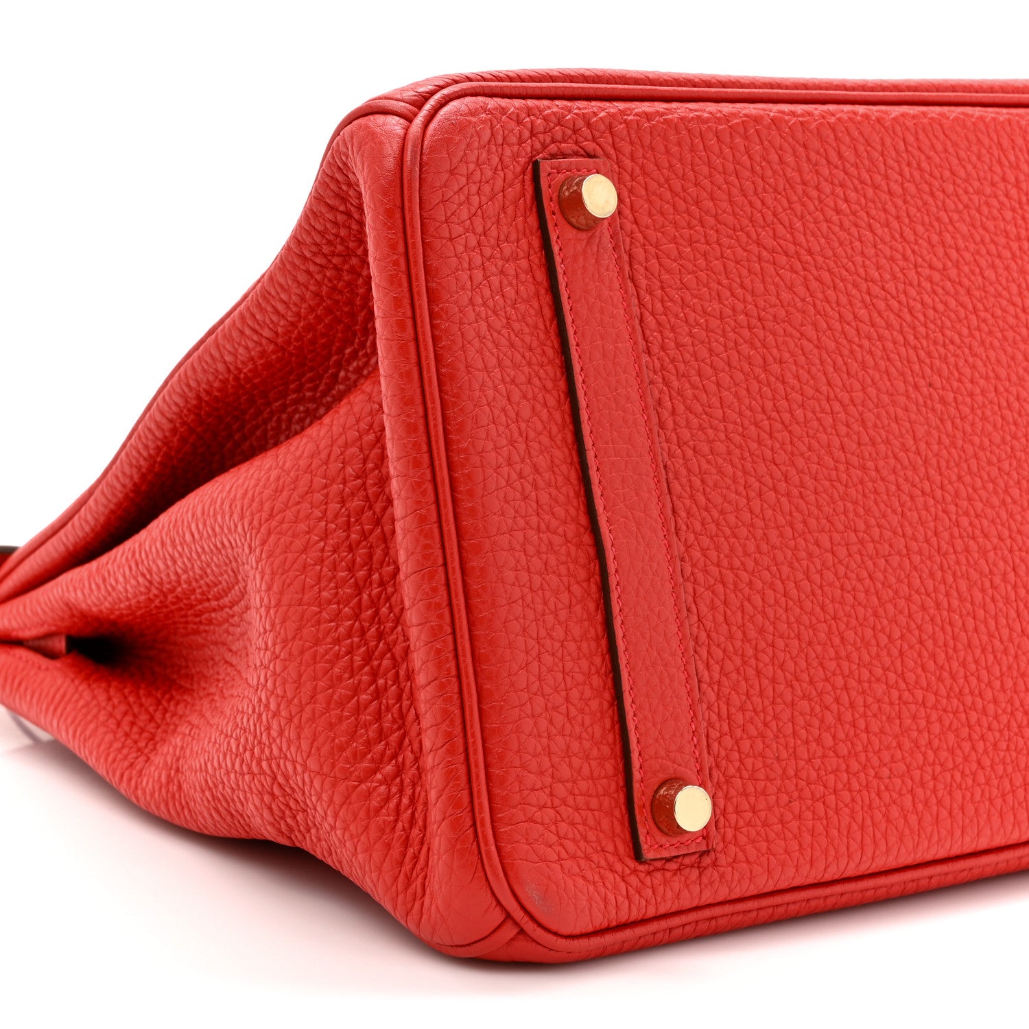 Hermes Togo BIRKIN 35 Rouge Casaque 10 of 17