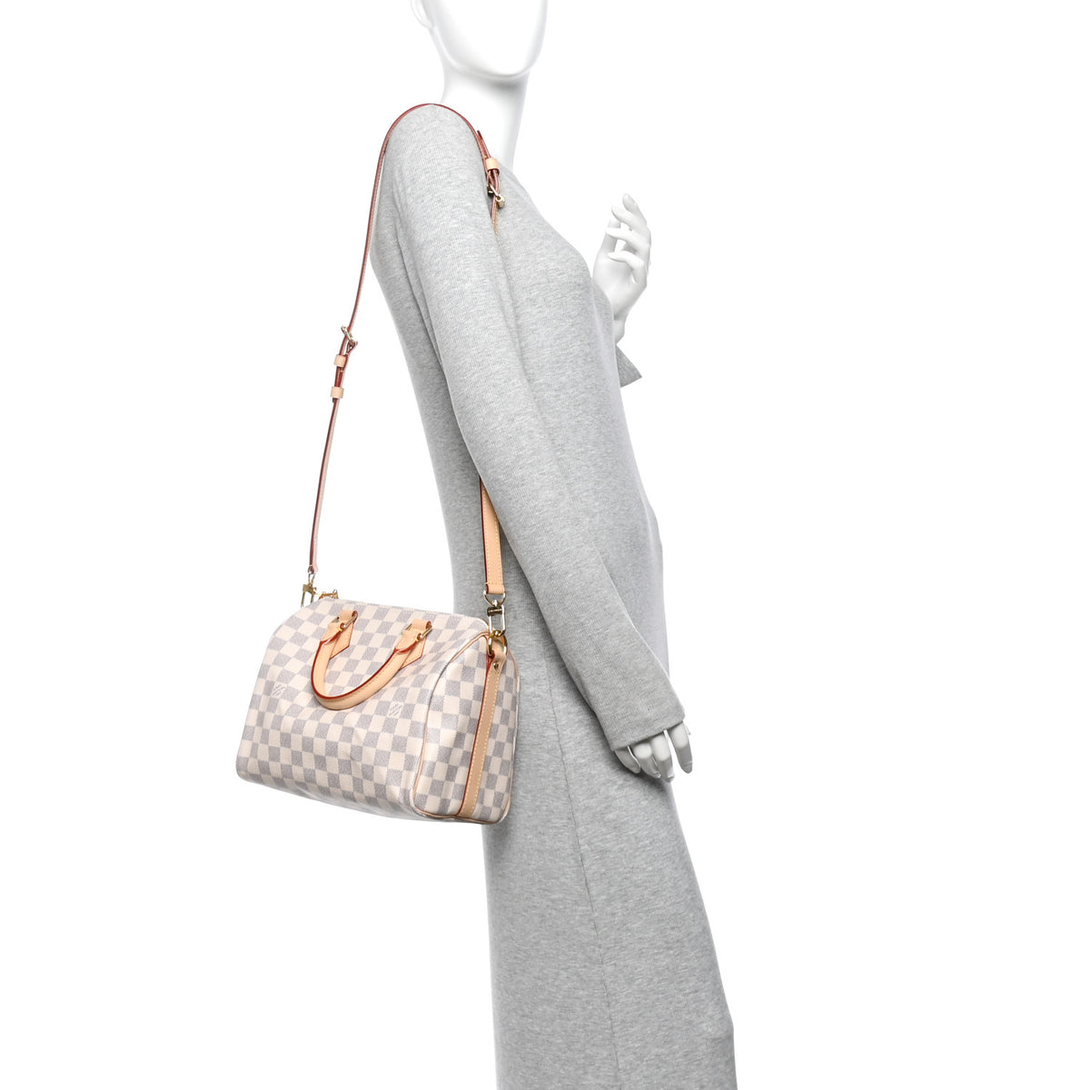 Louis Vuitton Damier Azur Speedy Bandouliere 25 2 of 9
