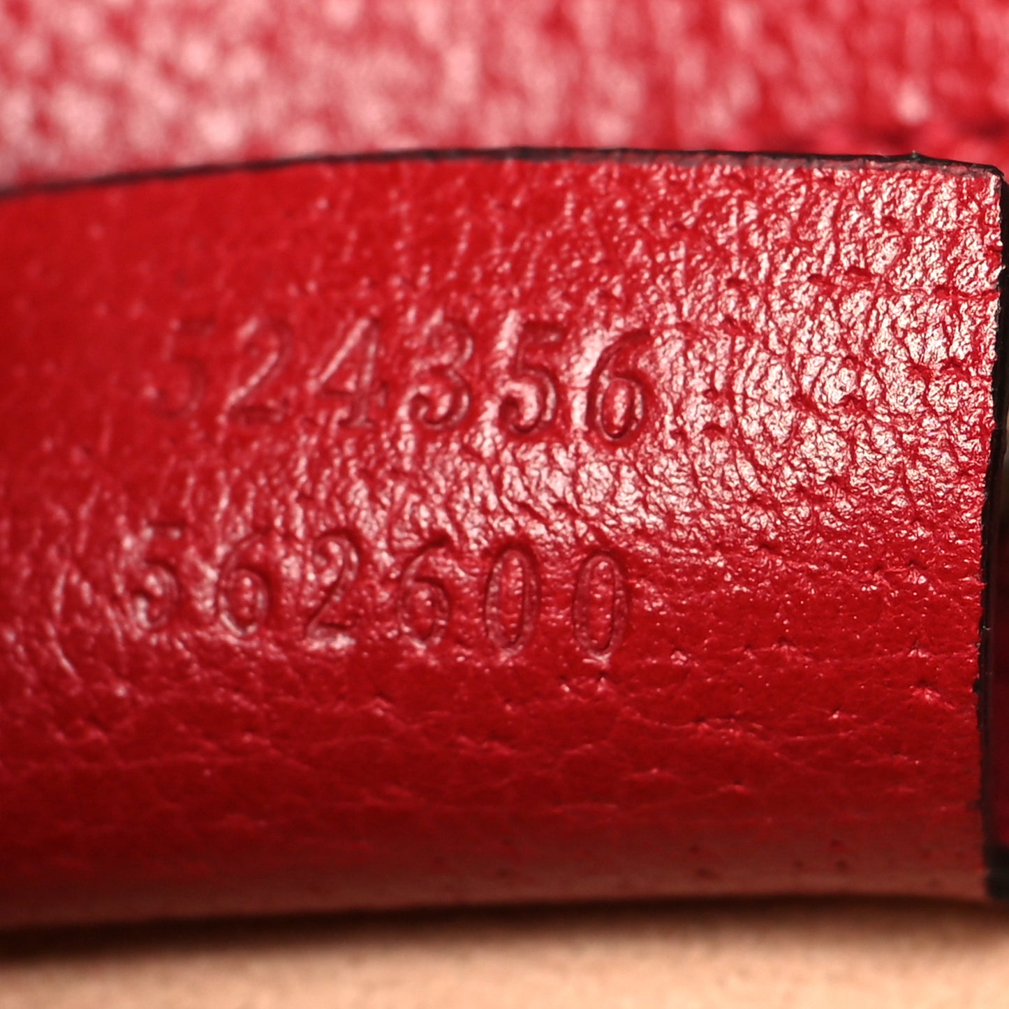 GG Supreme Monogram Medium Queen Margaret Shoulder Bag Red