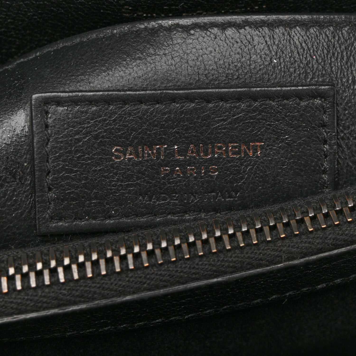 Saint Laurent Sheepskin Matelasse Chevron Monogram Monochrome Medium College Bag Black 6 of 17