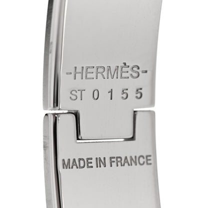 Hermes Enamel Narrow Clic Clac H Bracelet PM White 4 of 4
