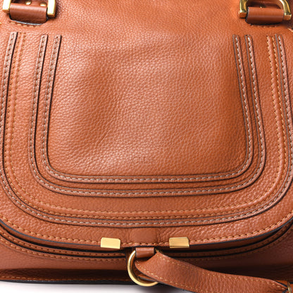 Chloe Calfskin Medium Marcie Satchel Tan 8 of 10