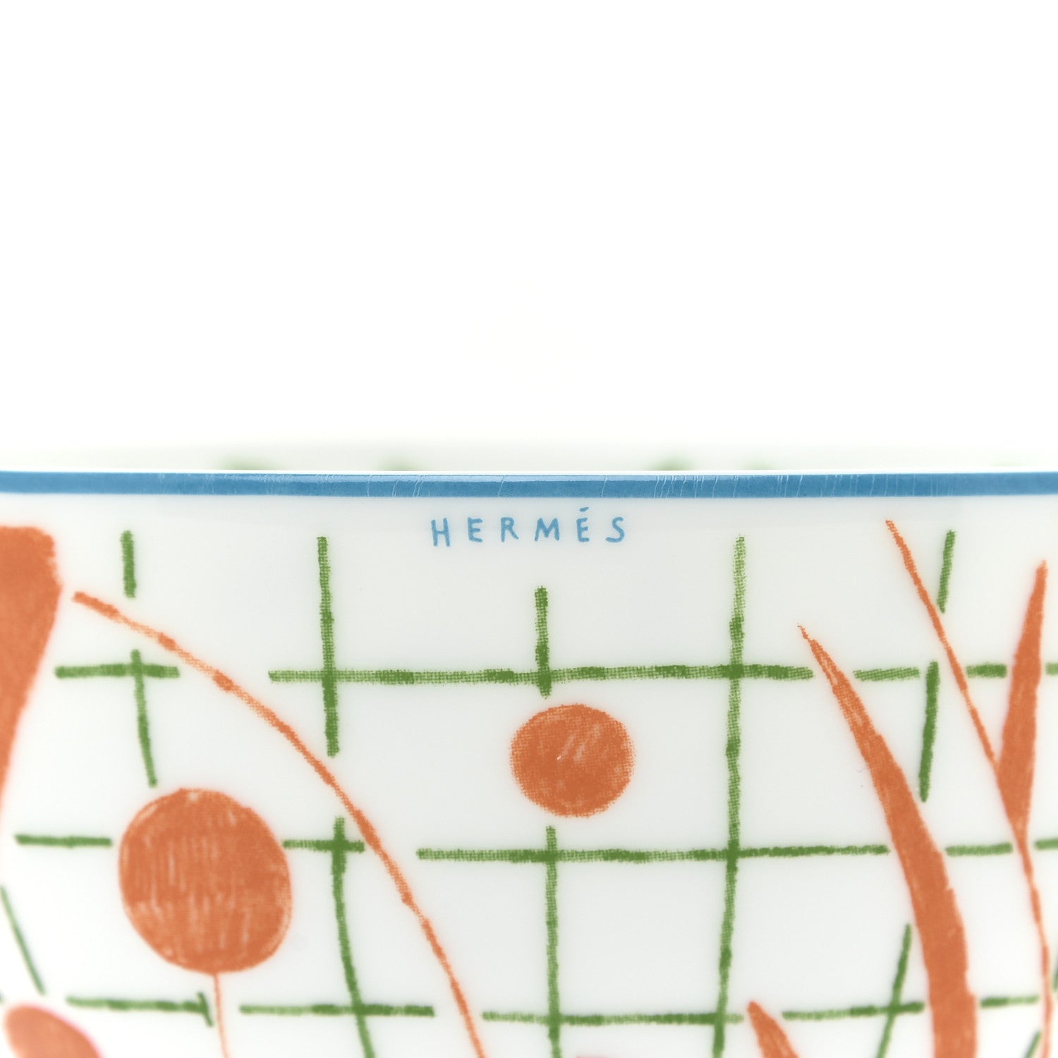 Hermes Porcelain A Walk In The Garden Bowl 6 of 7