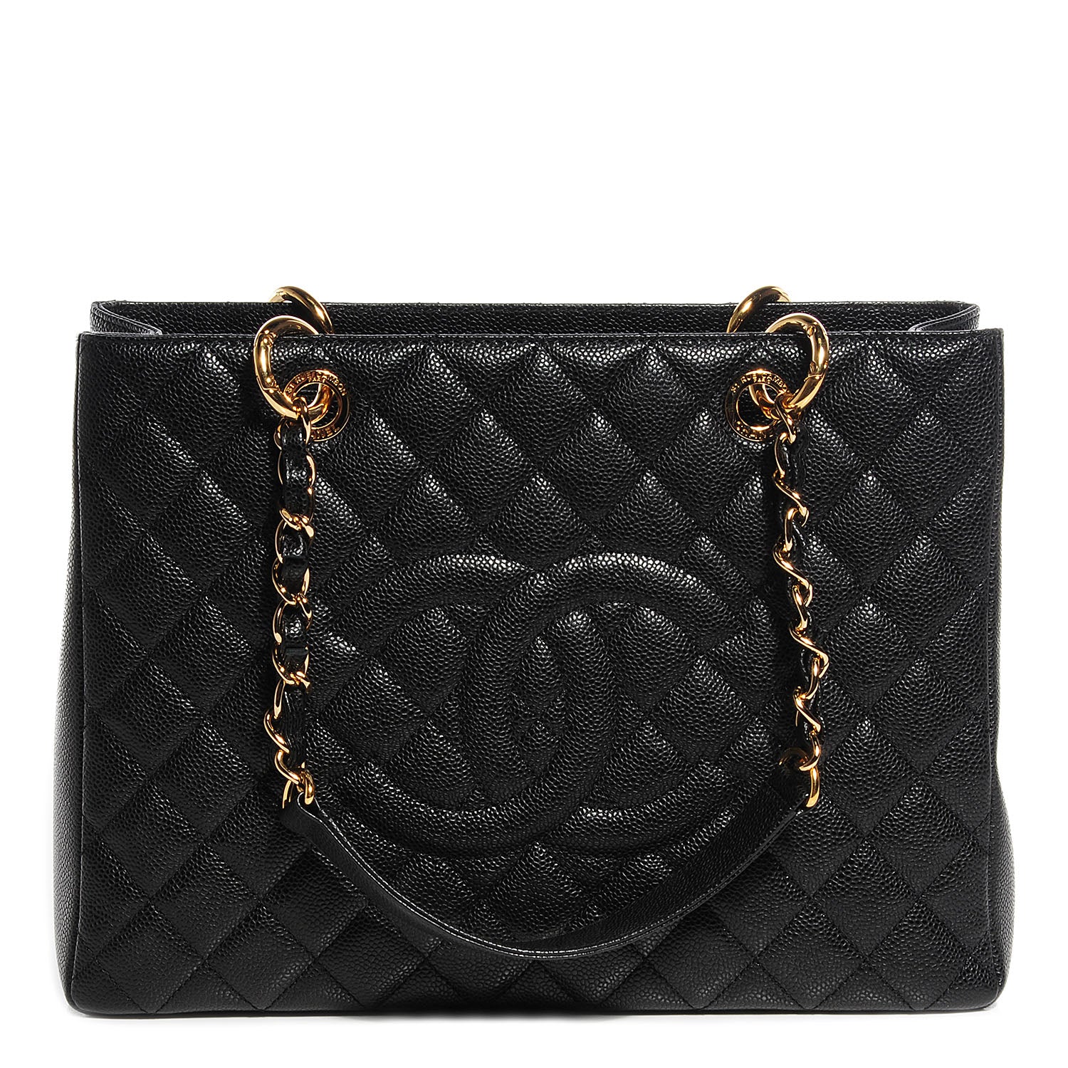 Chanel Caviar Grand Shopping Tote GST Black 1 of 8
