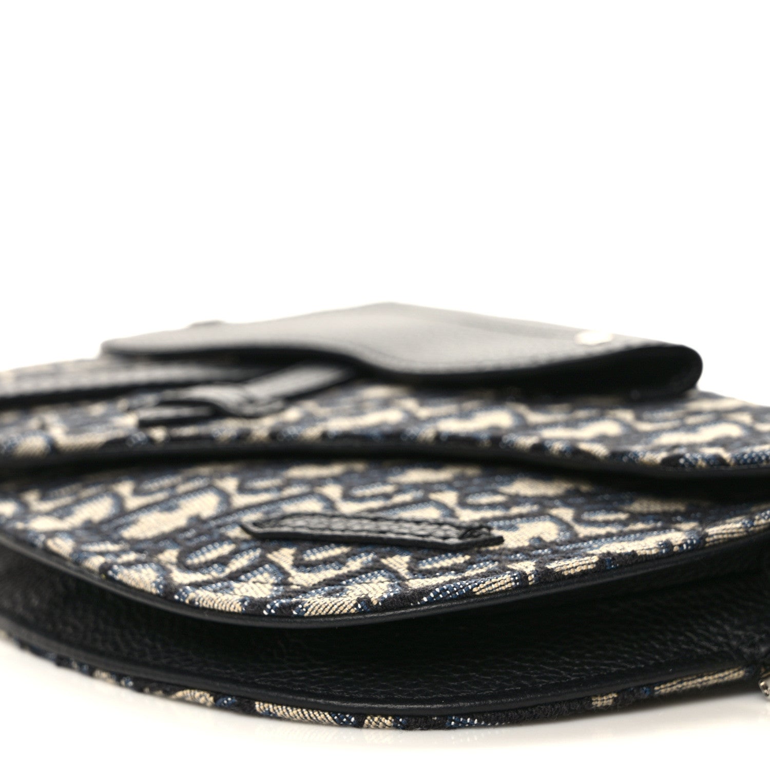 Christian Dior Oblique Saddle Messenger Pouch Beige Black 9 of 9