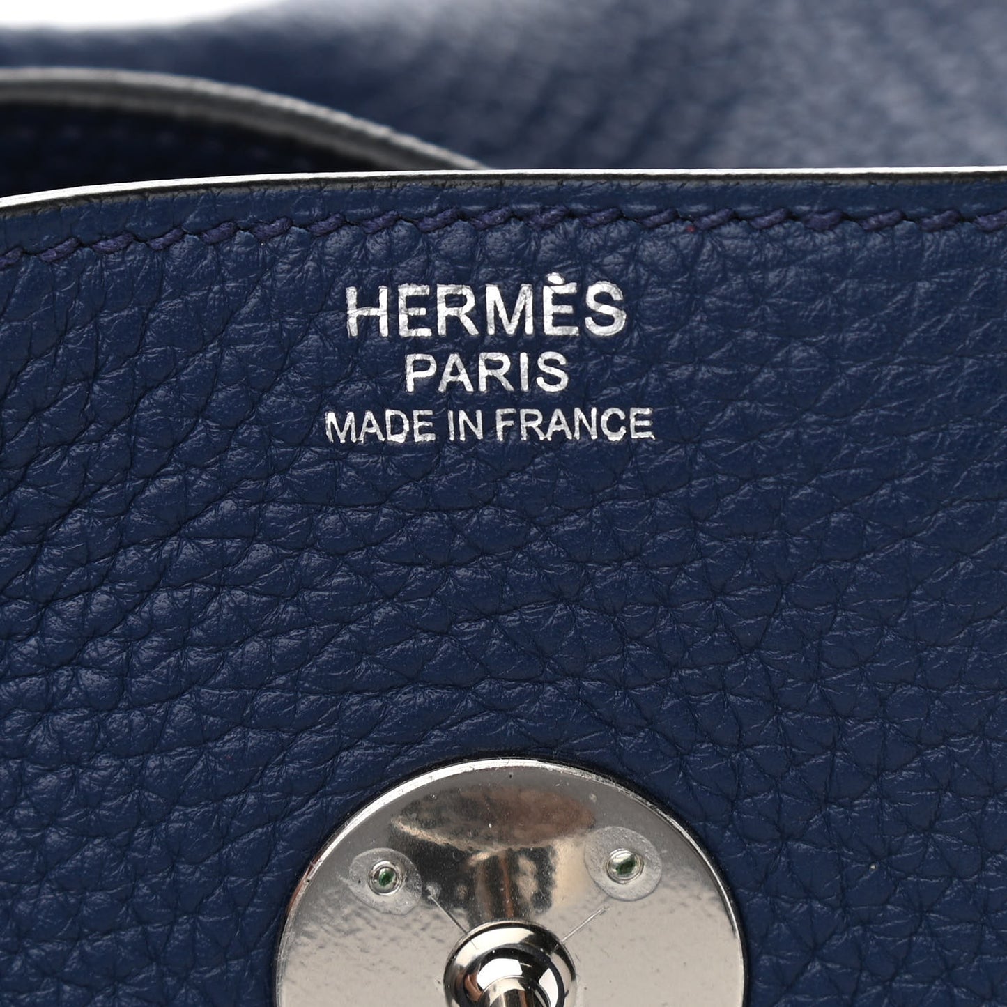 Taurillon Clemence Lindy 34 Bleu Saphir