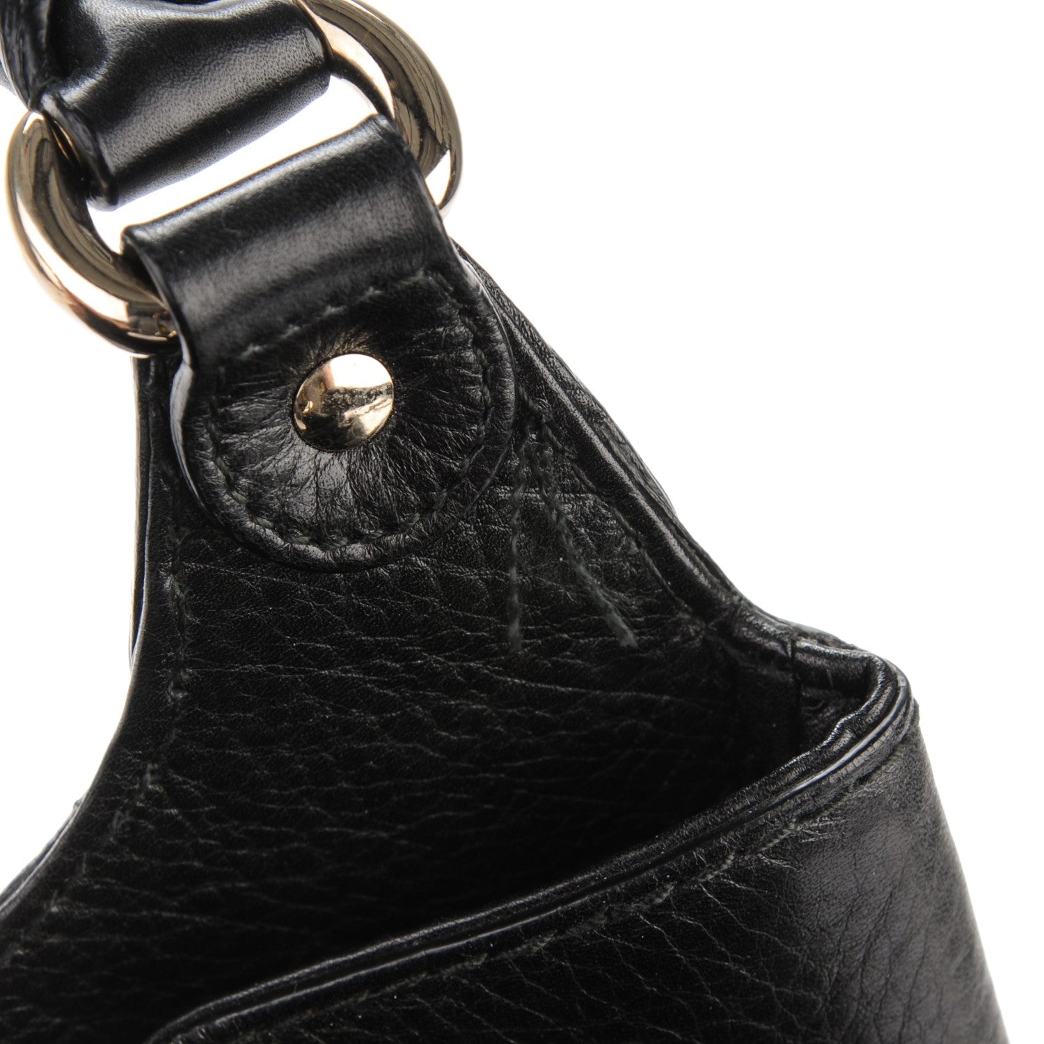 Gucci Calfskin Medium Web Heritage Shoulder Bag Black 9 of 10