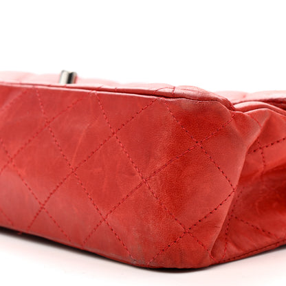 Chanel Lambskin Quilted Medium Double Flap Red 10 of 23