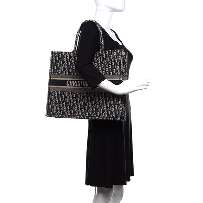 Christian Dior Oblique Book Tote Blue Multicolor 2 of 11