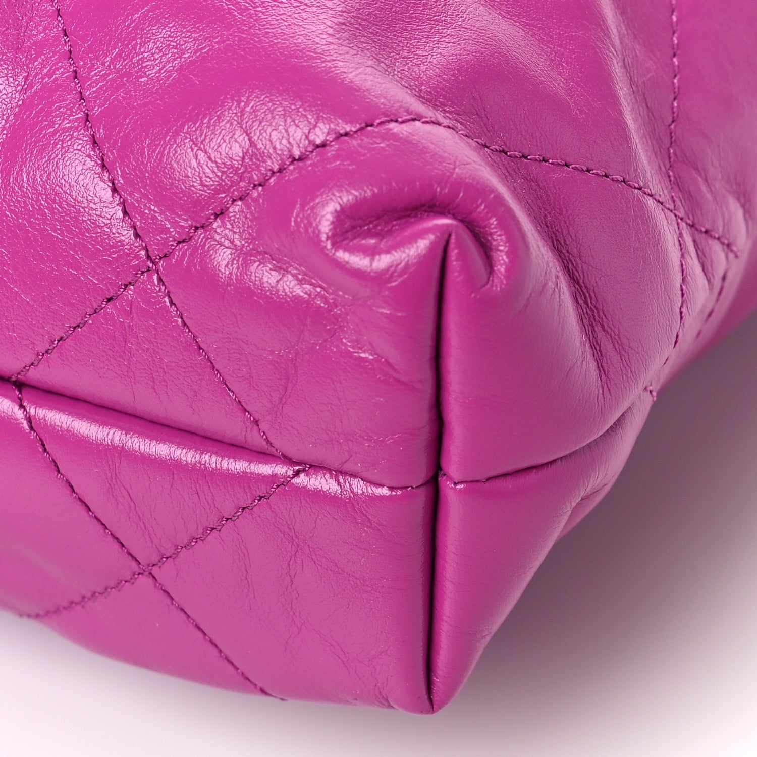 Chanel Shiny Calfskin Quilted Mini Chanel 22 Purple 9 of 10