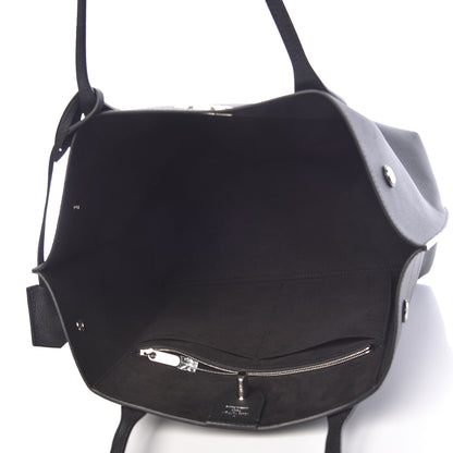 Louis Vuitton Calfskin Lockme Go Tote Black 5 of 13