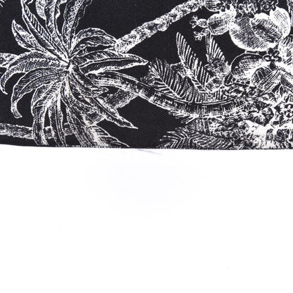 Christian Dior Silk Toile De Jouy Tropicalia Mitzah Scarf Black 5 of 5